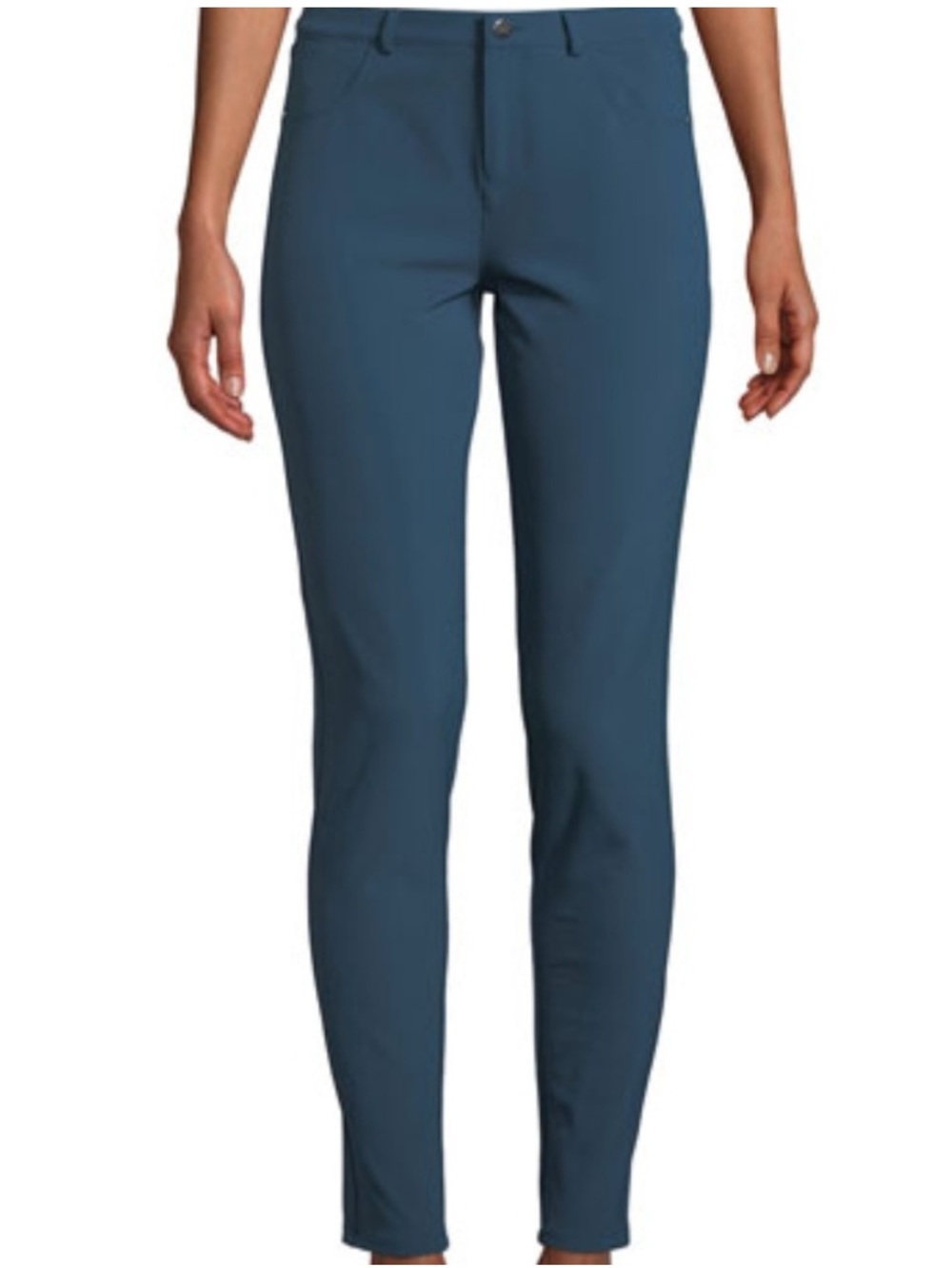 Lafayette 148 New York Mercer Slim Fit in Blue Jay Women Size 6 Skinny Ankle